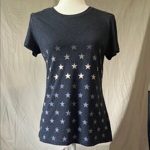 Eddie Bauer Women's Star Print T-Shirt Good Used Condition